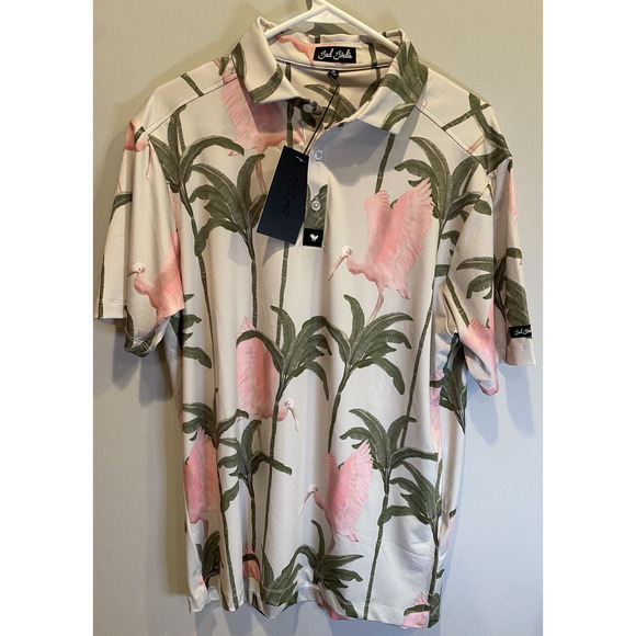 Bad Birdie Shirts Bad Birdie Mens Golf Polo Shirt Size Various